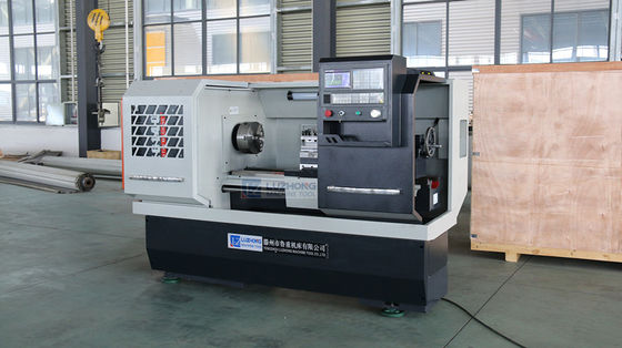 Tipo ligero máquina horizontal CK6136 del torno del CNC del CNC de la máquina de escritorio del torno pequeña