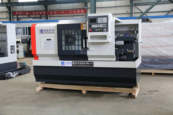 Máquina horizontal del CNC del torno de la cama plana CK6140 CK6150