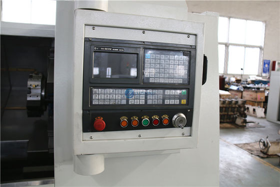 El CNC que trabajaba a máquina el torno inclinado del CNC de la cama modificó el torno para requisitos particulares de torneado TCK520