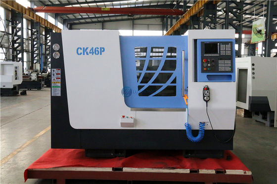 Mini tornos del CNC y torno de la cama de la inclinación del CNC de CK46P que muele