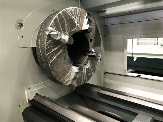 Tubo del CNC que rosca el torno de la cama plana del CNC del torno QK1319