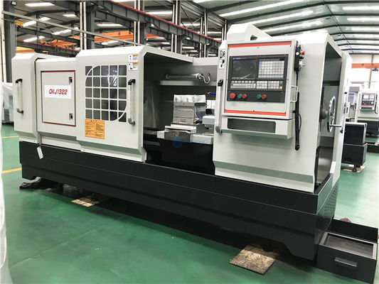 Tubo del CNC que rosca el torno de la cama plana del CNC del torno QK1319