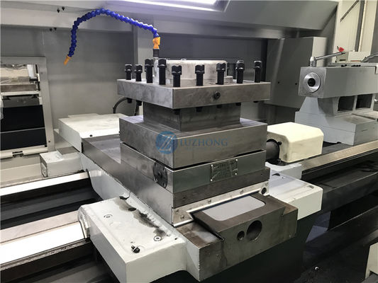 El tubo grande del CNC del oscilación que rosca el metal de la máquina del torno del torno QK1325 tornea roscar del tubo del CNC