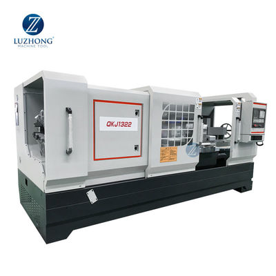torno pesado del CNC que da vuelta a roscar del tubo del CNC del torno del metal de la cama plana QK1322
