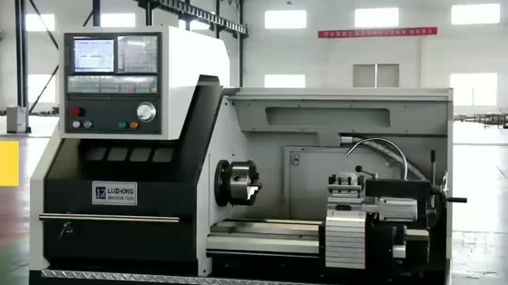 metal de torneado del CNC del pequeño torno educativo del torno CQK6136 del CNC de la tabla