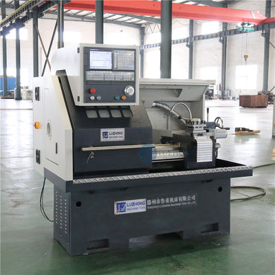 metal de torneado del CNC del pequeño torno educativo del torno CQK6136 del CNC de la tabla