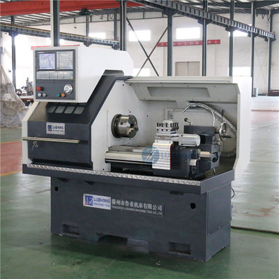 metal de torneado del CNC del pequeño torno educativo del torno CQK6136 del CNC de la tabla