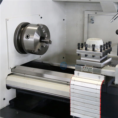 metal de torneado del CNC del pequeño torno educativo del torno CQK6136 del CNC de la tabla