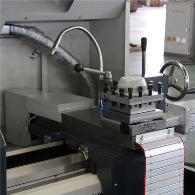 metal de torneado del CNC del pequeño torno educativo del torno CQK6136 del CNC de la tabla
