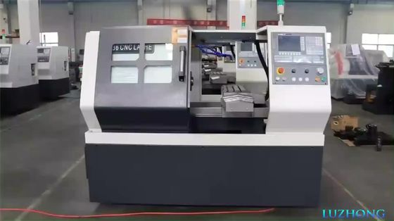 mini máquina de torneado horizontal del torno del metal del CNC del torno H46 del CNC pequeña