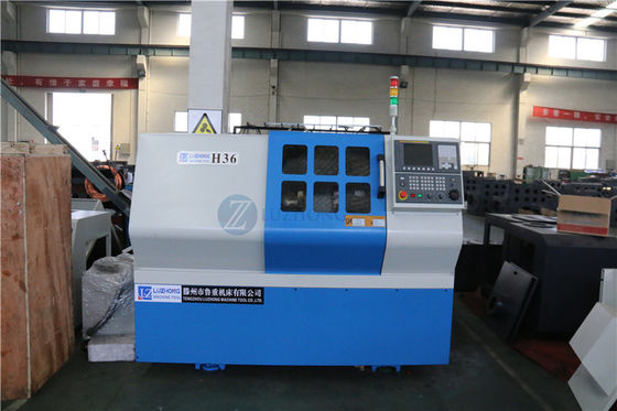 mini máquina de torneado horizontal del torno del metal del CNC del torno H46 del CNC pequeña
