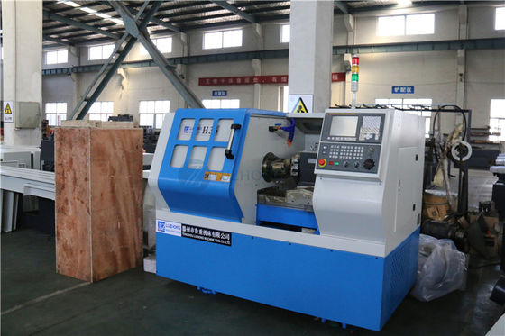 mini máquina de torneado horizontal del torno del metal del CNC del torno H46 del CNC pequeña