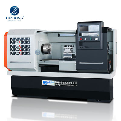 El torno Mini Cnc Lathe For Alloy del metal del CNC CK6140 rueda