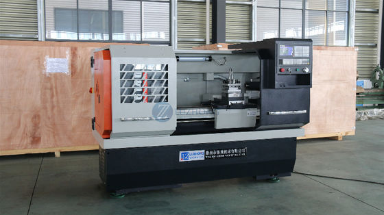 El torno Mini Cnc Lathe For Alloy del metal del CNC CK6140 rueda