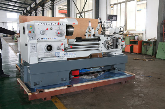 Torno del metal del CNC CA6240 para la rueda de aluminio que trabaja a máquina en Filipinas