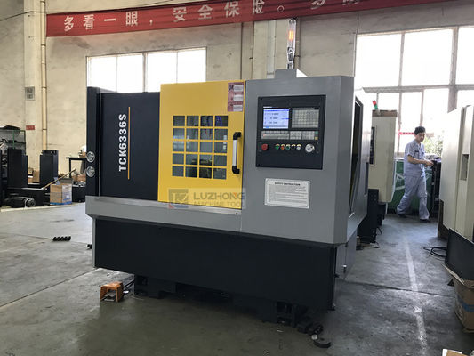 Torno de torneado del CNC de la pequeña cama inclinada del centro TCK6340 TCK6350 del CNC de la alta precisión mini