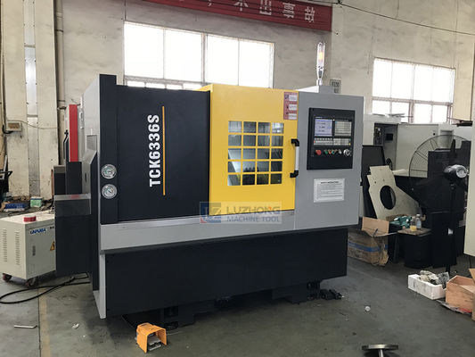 Torno de torneado del CNC de la pequeña cama inclinada del centro TCK6340 TCK6350 del CNC de la alta precisión mini