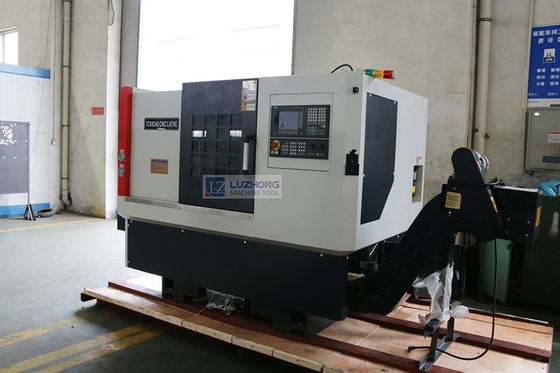 Torno del CNC del centro de torno del CNC de la cama de la inclinación TCK6350