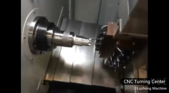 El CNC de la cama de la inclinación de CK46D-8 5 AXIS tornea en venta con C AXIS y herramientas que muelen