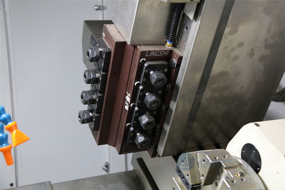 Centro de torneado de CK46D-8 4 AXIS con máquina del torno del CNC de la cama de la inclinación del eje de Y AXIS y de C
