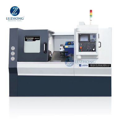 Mini torno inclinado del CNC de la cama de la fábrica TCK500 con GSK Siemens Fanuc