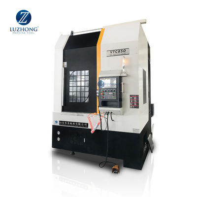 Ejes de la cubierta completa del torno vertical del CNC VTC700 pequeños solos